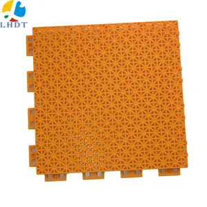Prezzo di fabbrica mat costruzione esterno portatile nuovo tipo pp sintetica badminton materiale della pavimentazione