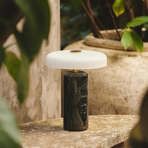 <span class=keywords><strong>2025</strong></span> + mới màu xanh lá cây đá cẩm thạch cơ sở Đèn bàn cho phòng đọc sách hoặc phòng ngủ - Product Image 3