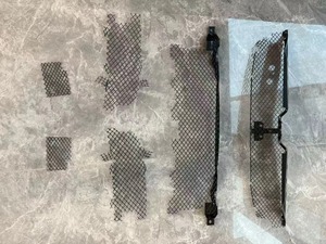 Kit de carrocería: Labio de parachoques delantero, difusor de parachoques trasero para Lancer Evolution 9 EVO 7 8 9, embellecedor de parrilla, piezas de plástico ABS para estilo de coche - Product Image 5