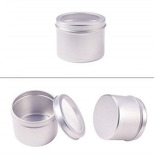 Mới 20ml 60ml 100ml 150ml 200ml 250ml tùy chỉnh tóc bom mát container hộp tròn nhôm Jar <span class=keywords><strong>tin</strong></span> có thể với rõ ràng PVC cửa sổ - Product Image 3