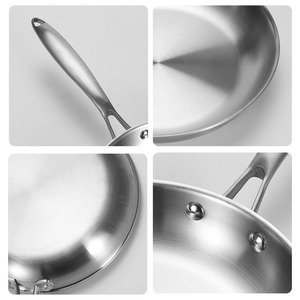 Padella in acciaio inossidabile pentole di alta qualità <span class=keywords><strong>3</strong></span> strati padella - Product Image 4