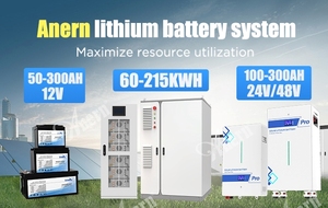 Solar Power Wall 5kwh 10kwh 15kwh 24v 48V 100ah 200ah 300ah Lithium Ion <b>Battery</b> Solaire Lithium - Product Image 2