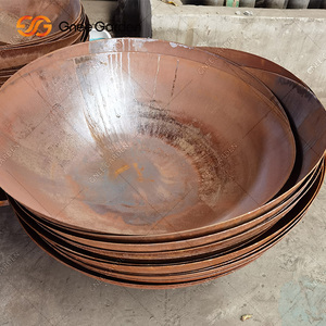 <b>Large</b> Outdoor Corten Steel <b>BBQ</b> Fire Pit with Table Durable Grill for Outdoor Entertaining - Product Image 6