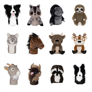 Auf Lager: Lustige Tier-Golf-Schlägerhauben, Golf-<span class=keywords><strong>Driver</strong></span>-Schlägerhauben, Großhandel Plüsch-Golf-Schlägerhauben - Product Image 1