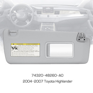 Pare-soleil Toyota Highlander 74310-48220-A0 Gris Côté Droit Arrière Installation Facile Matériau PVC - Product Image 4