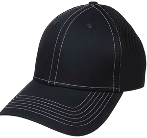 Gorra Trucker Deportiva Unisex de 6 Paneles, Malla Desgastada, Sólida, Ajustada, Transpirable, Impermeable, para las Cuatro Estaciones, Deportes al Aire Libre - Product Image 1