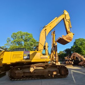 Excavatrice sur chenilles Komatsu PC400-7 d'occasion de marque japonaise, 40 tonnes, pour travaux miniers et de construction, avec moteur, PLC et alternateur, à vendre - Product Image 3