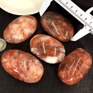 Vente en gros guérisseur rouge de palmiers en cristal de quartz de feu naturel de haute qualité pour décoration ou cadeaux Feng Shui - Product Image 4
