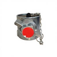 Adaptateur Storz femelle vers BSPP de haute qualité Hong'an avec capuchon à chaîne, raccord de tuyau d'incendie en aluminium pour système d'extinction d'incendie