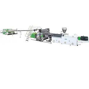 multiple layers PP PS PET extrusion machine line for food box packing sheet