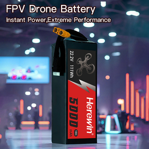 Batteria LiPo HEREWIN 6S 22.2V 5000mAh 100C con Connettore XT60 per Droni FPV, Aerei e Elicotteri - Product Image 1