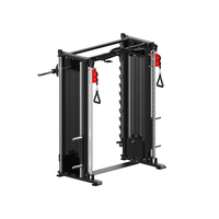 Máquina cruzada de cable de doble polea, juego de entrenamiento integral para pierna, espalda, pecho, Fitness, equipo de máquina Smith multifunción