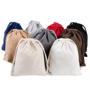 Sac à cordon en toile de coton personnalisé, écologique, réutilisable, pour chaussures, sacs promotionnels avec impression de logo personnalisé - Product Image 1
