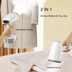 1800W piroscafo rapido 30s pannello in ceramica di preriscaldamento 30gmin vapore 350ml serbatoio portatile 0.7kg bianco Beige 140x110x260mm 220V - Product Image 3