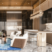 Finition de luxe intégrée et conception de maison sur mesure pour la décoration intérieure de villas familiales modernes et la rénovation des espaces intérieurs