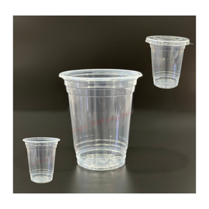 Tasse transparente jetable d'équipe professionnelle avec couvercles Matériaux plastiques écologiques durables Quang Quan Fabricant vietnamien - Product Image 3