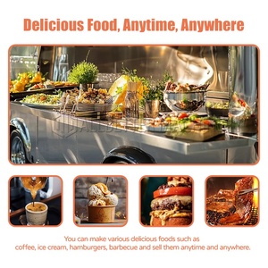 Furgone Ristorante Mobile per Tacos e Caffè, Attrezzatura per Barbecue su Misura, Camion Cucina, Rimorchio Concessioni, Carretto Ristorante - Vendita Calda - Product Image 3