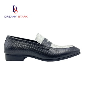 Chaussures Oxford vintage faites à la main ; Chaussures à enfiler en cuir véritable patchwork coloré ; Chaussures habillées de luxe personnalisées pour homme, collection automne légère - Product Image 3