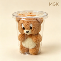 Jolie poupée en peluche miniature, animal en peluche doux, figurine en peluche personnalisée pour cadeau, décoration, vente en gros, fourniture d'usine