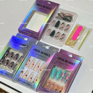 Boîte d'emballage personnalisée pour <span class=keywords><strong>faux</strong></span> <span class=keywords><strong>ongles</strong></span> – Étui de rangement vide sur mesure pour <span class=keywords><strong>ongles</strong></span> à presser – Taille, logo, motif, couleur et surface uniques - Product Image 4