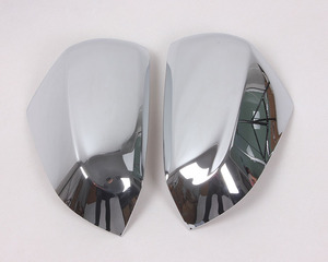 Side Door Rearview Mirror Cover Trim <b>Chrome</b> 2Pcs Exterior Accessories Body Kit 2015 for - Product Image 4