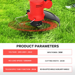 Cortador de césped eléctrico Vertak de 380W, cortador de hierba para jardín, cortacésped con cable de 230V - Product Image 5