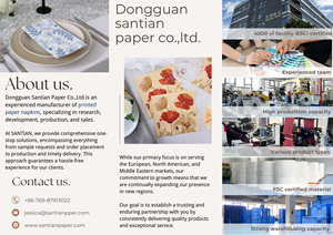 Trinh gỗ bột giấy giấy khăn ăn 3-ply dập nổi bữa tiệc sinh nhật tấm khăn Ăn Gấp phong cách với 2ply và 3ply lớp - Product Image 6