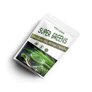 Complément Alimentaire Marque Blanche : Poudre de Super Aliments Verts, Probiotiques, Fibres et Enzymes - Poudre Super Greens - Product Image 2