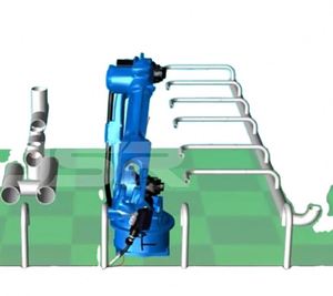 Robot Yaskawa AR1440 avec RD350S Motoweld pour soudage MIG d'acier inoxydable, d'acier au carbone et d'aluminium, cellule de travail robotisée de soudage Motoman - Product Image 2