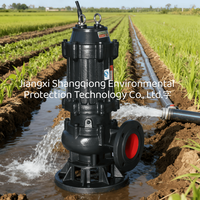 Pompe à eaux usées submersible étanche SQHB 5,5 CV, 220/380 V, pour usage résidentiel et industriel