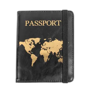Искусственный кошелек для паспорта и карт, Обложка для паспорта из искусственной кожи, Обложка для паспорта с логотипом, карманы для карт, держатель для кредитных карт