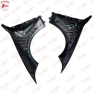 Aile avant en fibre de carbone sèche Z-ART 2021+ pour BMW <span class=keywords><strong>M4</strong></span>, aile ventilée en fibre de carbone préimprégnée pour BMW <span class=keywords><strong>M4</strong></span> G82 G83, aile avant à persiennes - Product Image 5