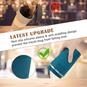 Nuova promozione <span class=keywords><strong>regali</strong></span> 2024 aziendali <span class=keywords><strong>per</strong></span> ragazzi e ragazze tazza di caffè unico e pieghevole porta telefono set regalo - Product Image 2