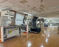 Machine à coudre automatique à grande vitesse pour rideaux, point de chaînette et point de chevron, pour la fabrication de textiles de maison