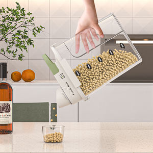 Récipient de stockage de céréales en plastique PP transparent écologique pour riz et haricots rouges, pot hermétique anti-humidité pour conserver la fraîcheur - Product Image 3