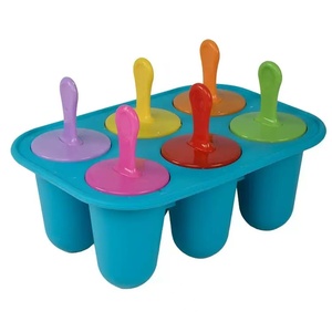Moldes de silicona reutilizables para helados, 6 cavidades, con palitos para hacer helados caseros y postres congelados. - Product Image 3