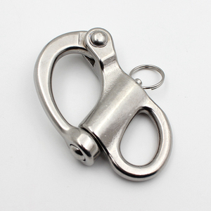 Móc khóa nhanh bằng thép không gỉ 316, đường kính 52mm, có vòng tròn, dùng cho thiết bị neo đậu tàu thuyền - Product Image 3