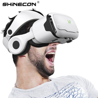 Casque VR SHINECON Cool avec certificat CE, lunettes de réalité virtuelle 3D G02EF avec casque audio haute fidélité