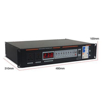 GAX-1602 contrôleur de séquence de puissance professionnel 18 canaux pour régulateur de tension de système sonore DJ