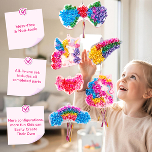 Giocattoli Educativi Joycat, Set Creativo Campanello a Vento Unicorno, Kit Artistico e Artigianale per l'Educazione Precoce, Giocattolo Fai-da-Te per Bambini - Product Image 2