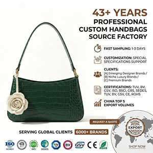 <span class=keywords><strong>Sac</strong></span> Hobo de Luxe Vert Émeraude pour Femme, Motif <span class=keywords><strong>Croco</strong></span> Fleur de Camélia, <span class=keywords><strong>Sac</strong></span> à Bandoulière Croissant Imperméable avec Fermeture Éclair, OEM ODM - Product Image 1