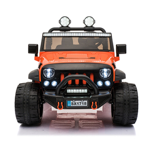 SX1718 enfants <span class=keywords><strong>Police</strong></span> double moteur musique jouets électriques télécommande monter sur voiture - Product Image 3