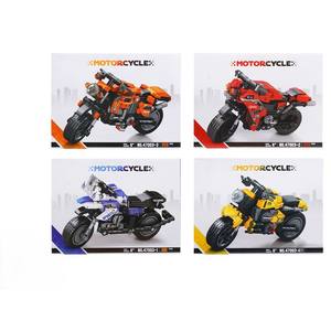 Juguetes de Construcción de Motocicletas de Plástico Surtidos - Escala 1:10 Edades 8-13 - Product Image 1