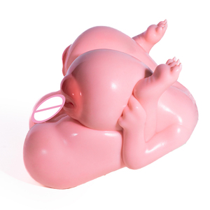 Muñeca sexual de silicona con pechos grandes y trasero, masturbador con doble orificio, textura apretada, canal para pene masculino, vagina de bolsillo para placer. - Product Image 3