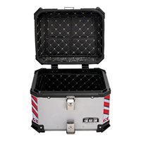 Boîte à bagages supérieure pour moto Italika, en alliage d'aluminium, étanche, renforcée, grande capacité, adaptée à Italika