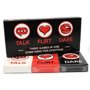 Talk Flirt or Dare in English Romance Game Talk or Adventurous goods in stock or customized sold in set Game Card