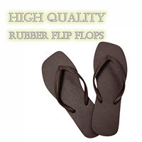 Sandales tongs en caoutchouc de haute qualité, légères, souples, antidérapantes, imprimées, tendance Evergreen, pour la plage d'été, bout carré