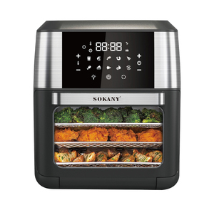 <span class=keywords><strong>Friggitrice</strong></span> <span class=keywords><strong>ad</strong></span> <span class=keywords><strong>Aria</strong></span> Sokany 12L di <span class=keywords><strong>Grande</strong></span> Capacità con Display LCD e Tasti Touch Screen Multifunzione - Product Image 1