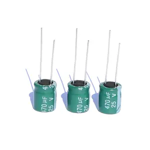 Linkeycon 공장 알루미늄 전해 커패시터 100 UF 35 V 6*12mm 100 uf 35 v 35 V 100 UF 전해 커패시터