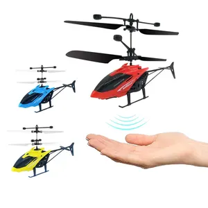 Mainan pesawat terbang rc mini, helikopter pesawat terbang induksi gerakan udara Tangan pesawat Remote control
